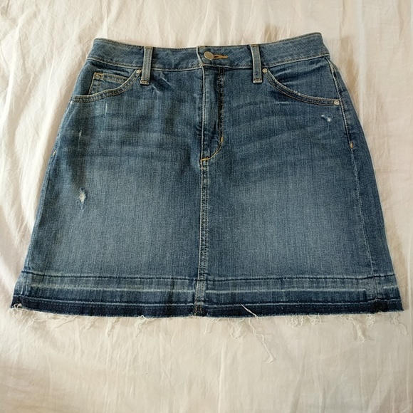 Joe's Jeans Dresses & Skirts - Joe's Jeans Denim High Waist Skirt Distressed